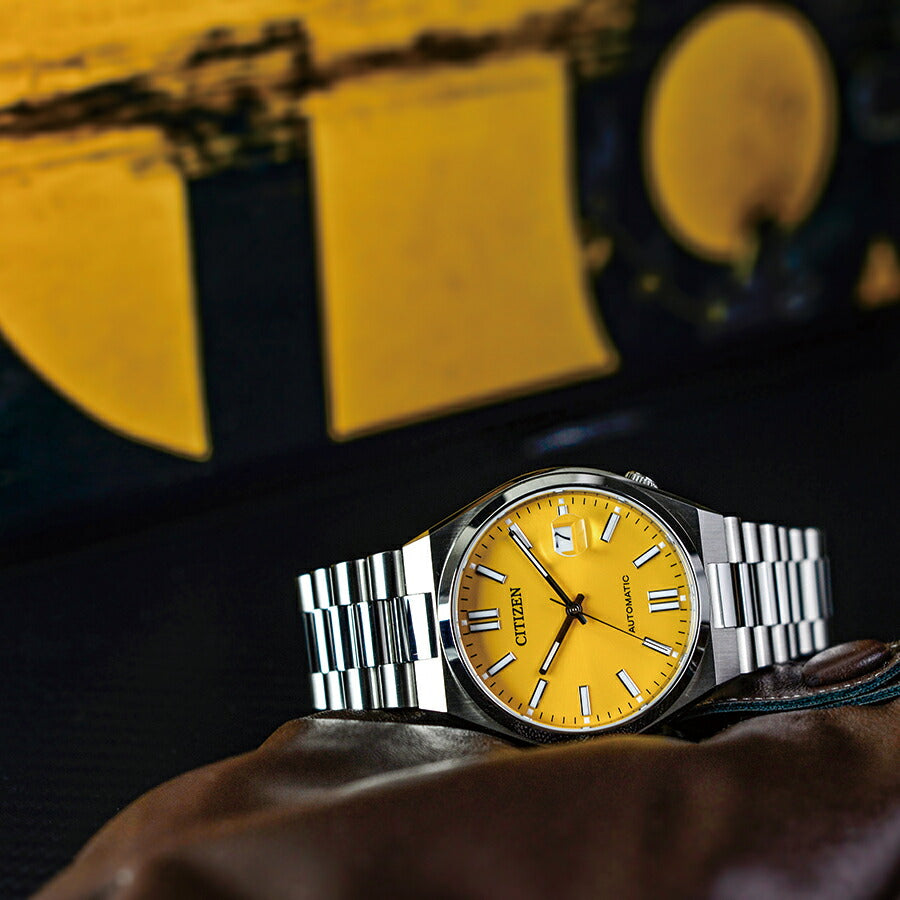 シチズンコレクション TSUYOSA Collection ツヨサ イエロー NJ0150-81Z メンズ 腕時計 メカニカル 機械式 自動巻き 3針 日付