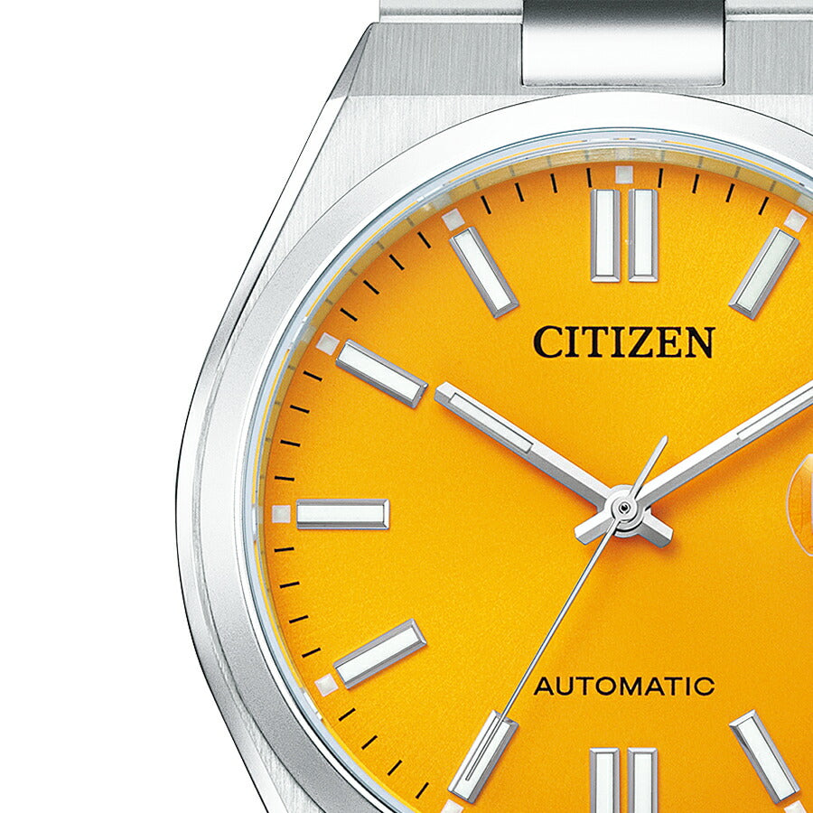 自動巻き時計 3点セットSEIKO CITIZEN シチズンコレクション ツヨサ イエロー NJ0150-81Z メンズ