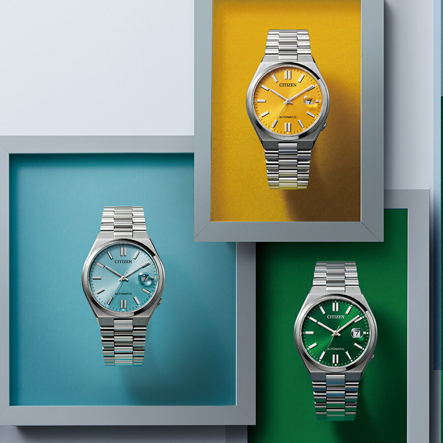 シチズンコレクション TSUYOSA Collection ツヨサ イエロー NJ0150-81Z メンズ 腕時計 メカニカル 機械式 自動巻き 3針 日付
