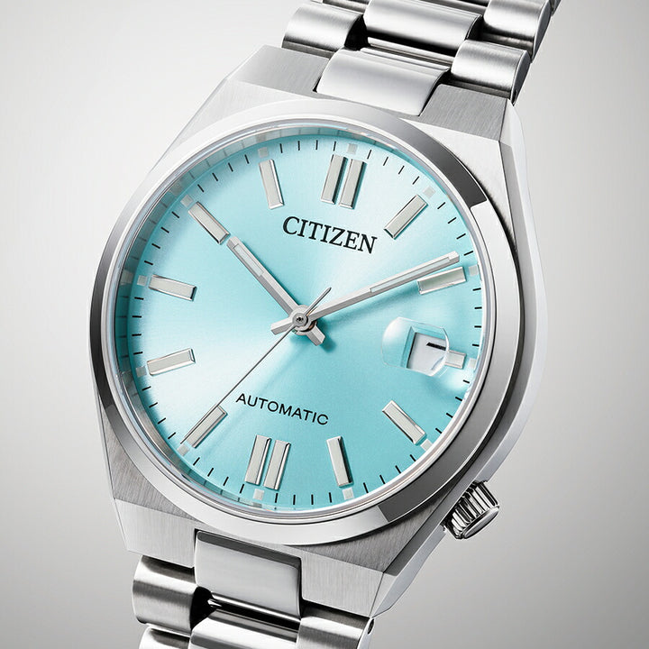 シチズンコレクション TSUYOSA Collection ツヨサ 37mm アイスブルー NJ0200-50L メンズ メカニカル 機械式 自動巻き 3針 日付