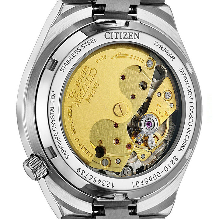 シチズンコレクション TSUYOSA Collection ツヨサ 37mm バイオレット NJ0200-50W メンズ メカニカル 機械式 自動巻き 3針 日付