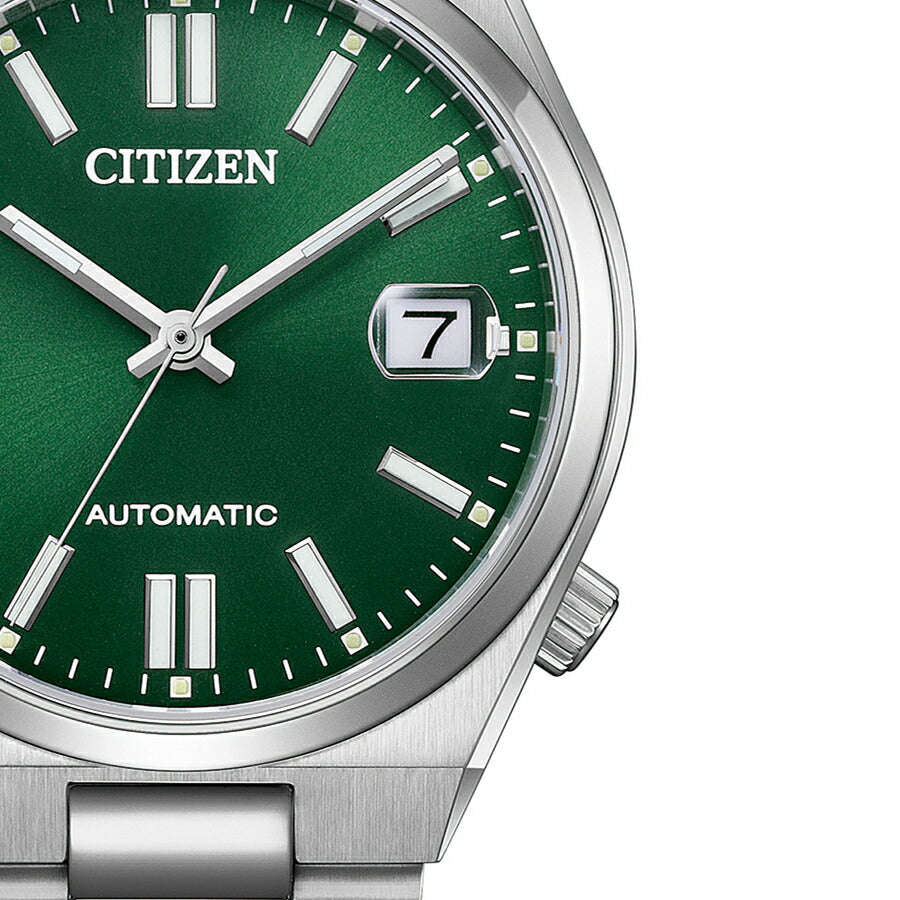 シチズンコレクション TSUYOSA Collection ツヨサ 37mm ダークグリーン NJ0200-50X メンズ メカニカル 機械式 自動巻き 3針 日付
