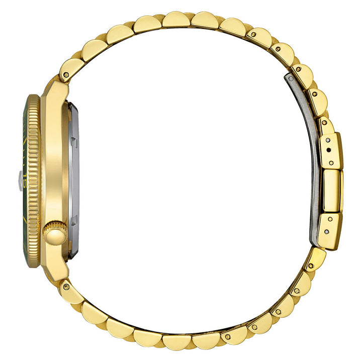 シチズンコレクション TSUYOSA ツヨサ スポーティスタイル Shore 海岸 NJ0232-53X メンズ メカニカル 機械式 自動巻き 3針 日付 グリーン ゴールド