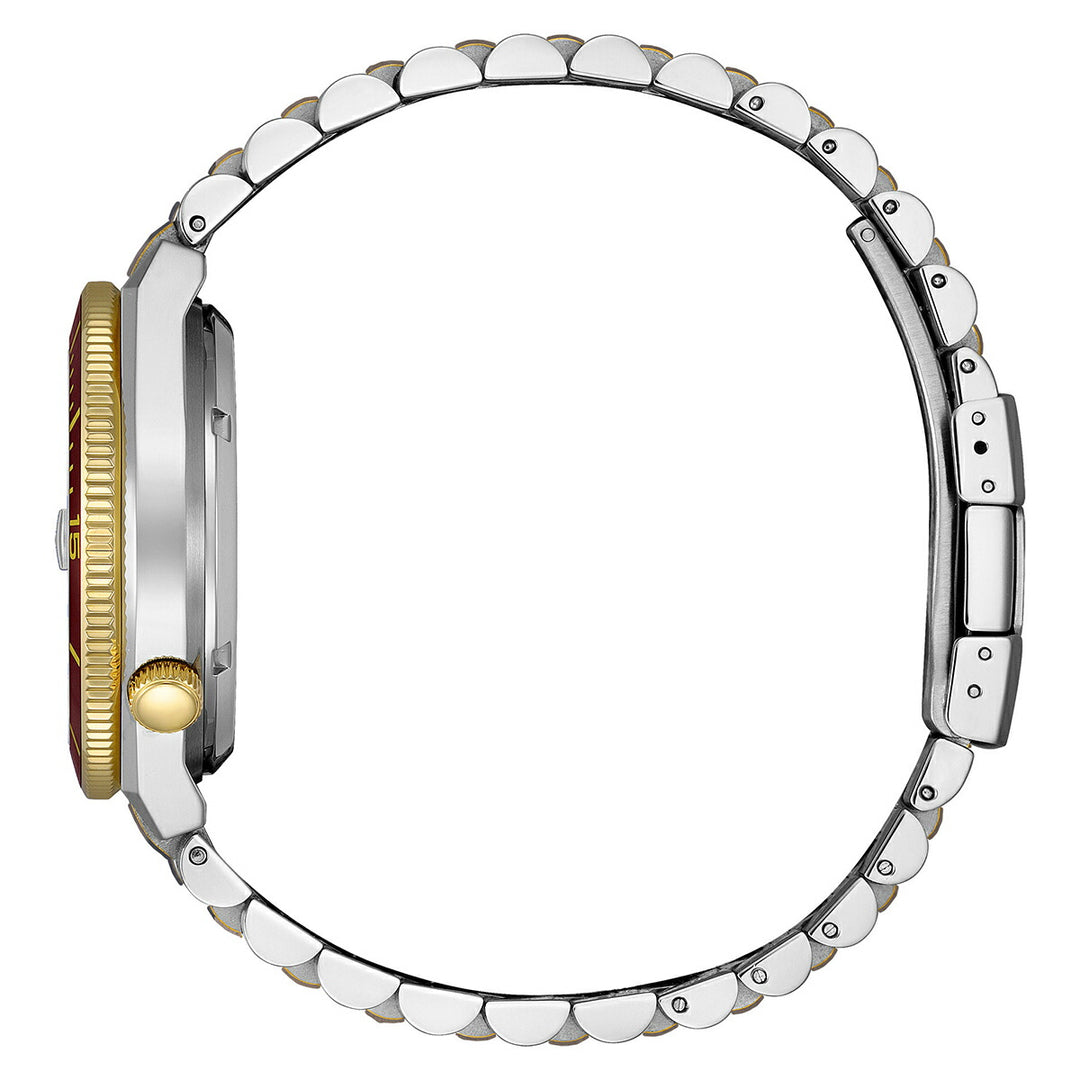 シチズンコレクション TSUYOSA ツヨサ スポーティスタイル Shore 海岸 NJ0234-58X メンズ メカニカル 機械式 自動巻き 3針 日付 レッド コンビ