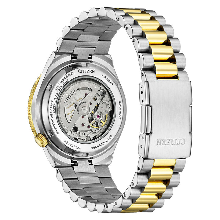 シチズンコレクション TSUYOSA ツヨサ スポーティスタイル Shore 海岸 NJ0234-58X メンズ メカニカル 機械式 自動巻き 3針 日付 レッド コンビ