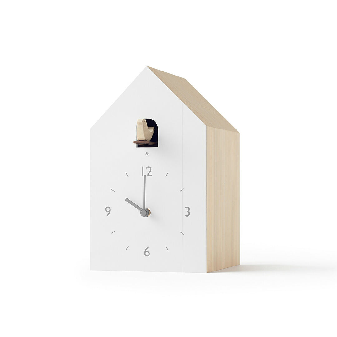 タカタレムノス 置き時計 デザインオブジェクト カッコーコレクション ブックエンド クオーツ 電池式 nendo NL19-01