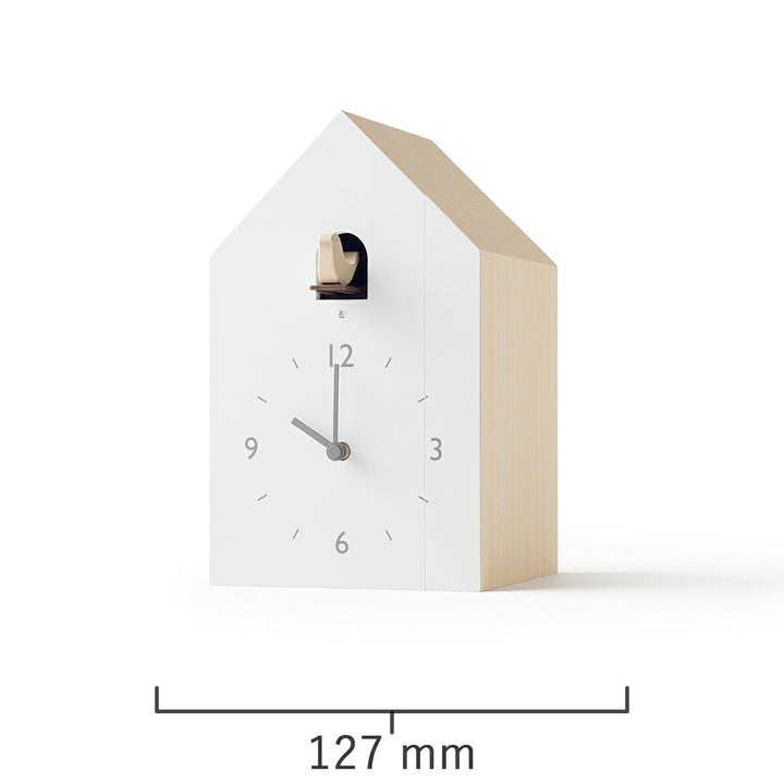 タカタレムノス 置き時計 デザインオブジェクト カッコーコレクション ブックエンド クオーツ 電池式 nendo NL19-01