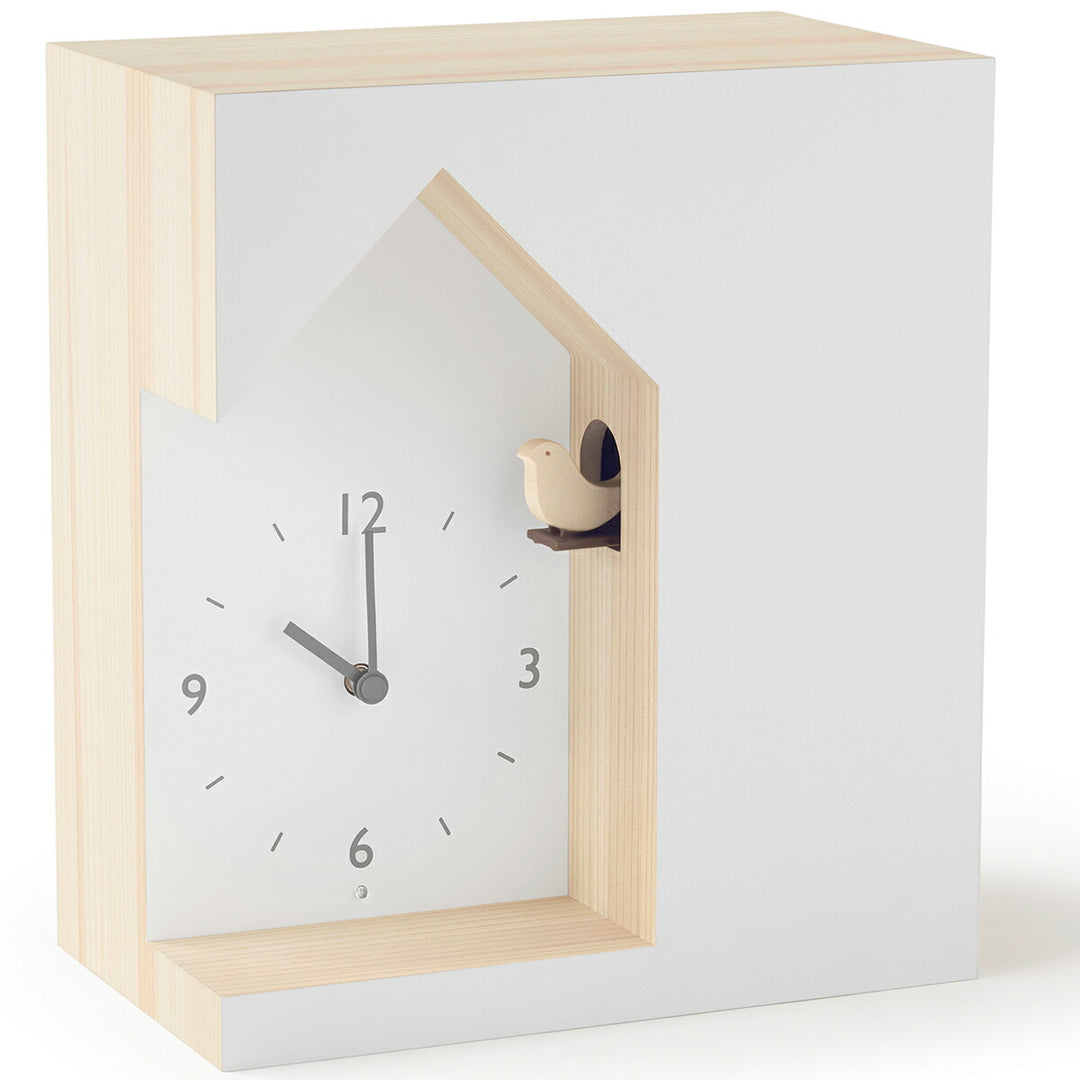 タカタレムノス 置き時計 デザインオブジェクト カッコーコレクション デント クオーツ 電池式 nendo NL19-03