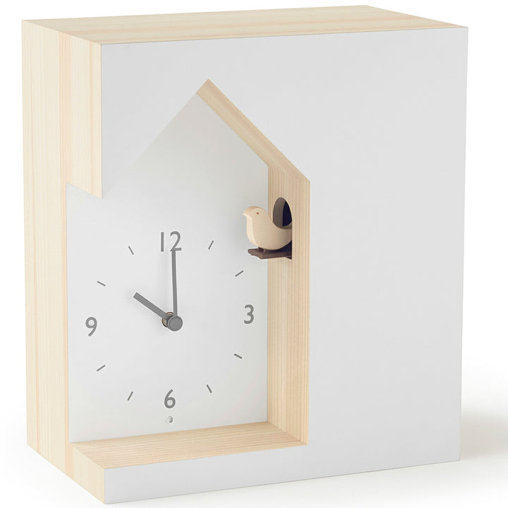 タカタレムノス 置き時計 デザインオブジェクト カッコーコレクション デント クオーツ 電池式 nendo NL19-03