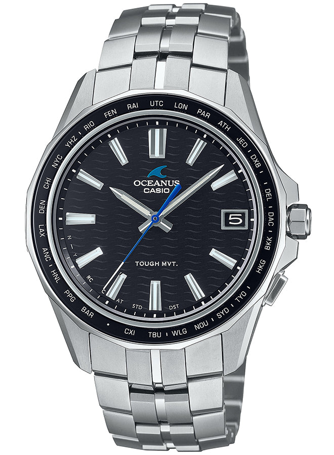 カシオ　オシアナス　マンタ　ソーラー カシオ(CASIO) オシアナス マンタ 蒔きぼかし金線波紋 限定300本