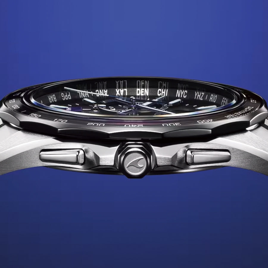 オシアナス マンタ S7000シリーズ 限定モデル OCW-S7000C-2AJF メンズ 腕時計 電波ソーラー Bluetooth クロノグラフ チタン 日本製 国内正規品 カシオ