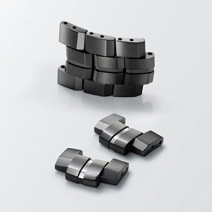 オシアナス マンタ S7000 限定モデル 江戸切子ベゼル OCW-S7000CN-1AJF メンズ 電波ソーラー Bluetooth クロノグラフ チタン オールブラック 日本製