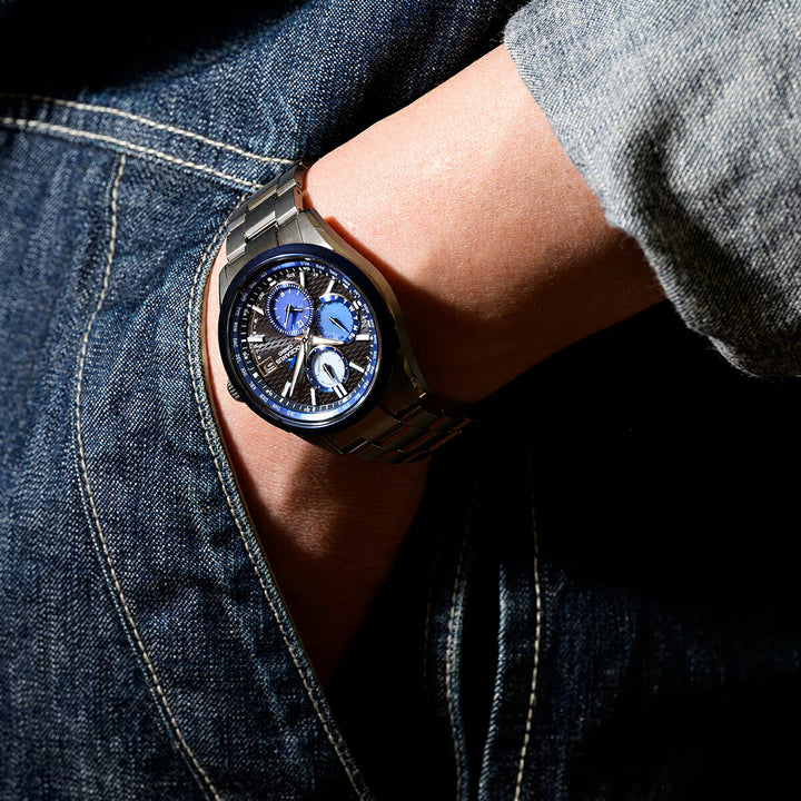 オシアナス クラシックライン Indigo Ocean 阿波藍 限定モデル OCW-T2600AP-1AJF メンズ 電波ソーラー クロノグラフ 日本製