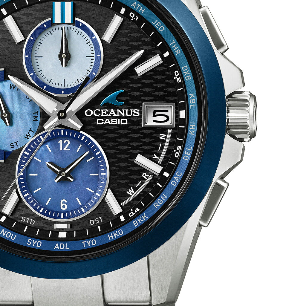 オシアナス クラシックライン Indigo Ocean 阿波藍 限定モデル OCW-T2600AP-1AJF メンズ 電波ソーラー クロノグラフ 日本製