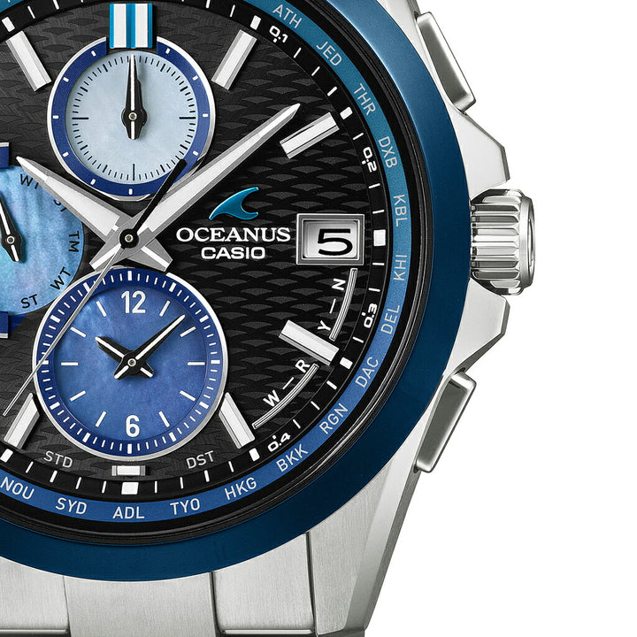 オシアナス クラシックライン Indigo Ocean 阿波藍 限定モデル OCW-T2600AP-1AJF メンズ 電波ソーラー クロノグラフ 日本製