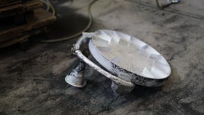 タカタレムノス 掛け時計 デザインオブジェクト エッジクロック アルミニウム クオーツ 電池式 スイープセコンド AZUMI