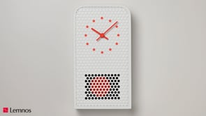 タカタレムノス 掛け時計 デザインオブジェクト ムーブ 掛置兼用 振り子時計 クオーツ 電池式 パンチングメタル 福定 良佑 RF25-05