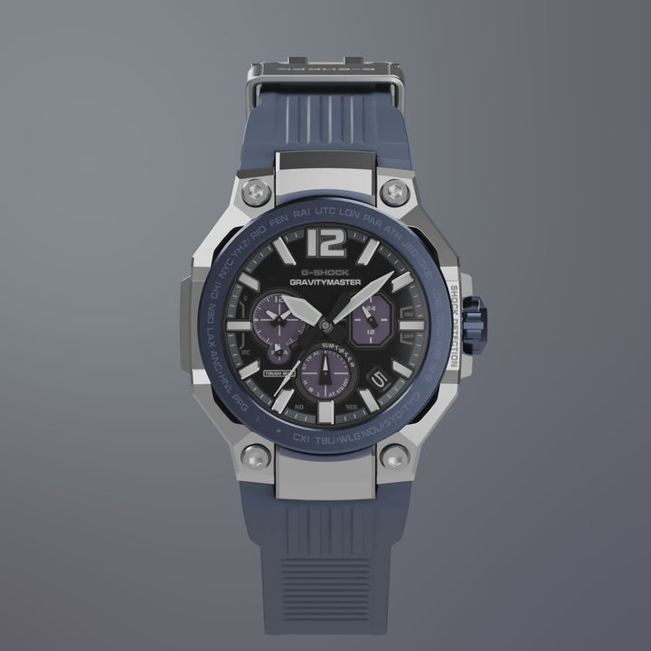 G-SHOCK グラビティマスター GWR-B3000A-2AJF メンズ 電波ソーラー Bluetooth アナログ ネイビー MASTER OF G