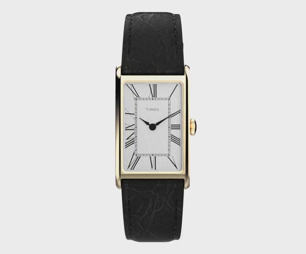 タイメックス 1976 ドレス レクタングル 復刻モデル TW2Y56200 メンズ レディース クオーツ 電池式 2針 ローマン 革ベルト
