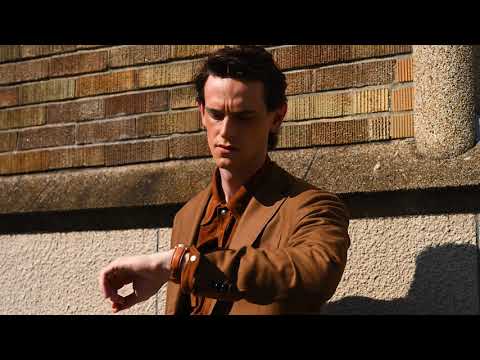 ツェッペリン 100周年記念シリーズ PELLE MORBIDA コラボレーション 日本限定モデル 7662-9 メンズ オートマチック オープンハート タンカラー 革ベルト