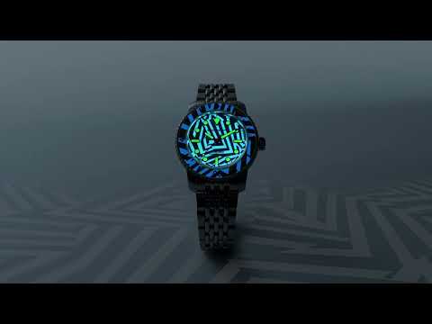 スピニカー フルース Razzle Dazzle ラズルダズル 限定モデル SP-5165-11 メンズ 機械式 自動巻き