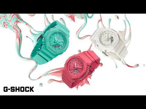 G-SHOCK プチサイズ TONE-ON-TONE GMA-P2100-4AJF レディース 腕時計 電池式 アナデジ オクタゴン ブライトピンク 樹脂バンド 国内正規品 カシオ カシオーク