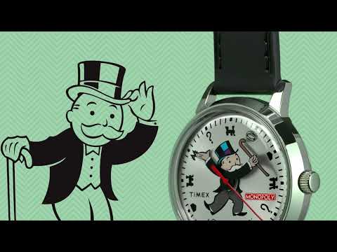 タイメックス マーリン モノポリー コラボレーションモデル ミスター・モノポリー TW2Y46900 メンズ 自動巻き 革ベルト