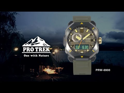 プロトレック クライマーライン PRW-6900シリーズ PRW-6900Y-3JF メンズ 腕時計 電波ソーラー アナデジ バイオマスプラスチック 国内正規品 カシオ