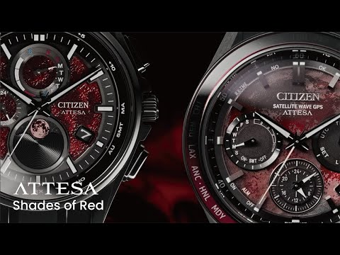 シチズン アテッサ Shades of Red 限定モデル ブラッドムーン 皆既月食 メンズ