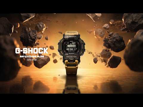 G-SHOCK マッドマン MIP液晶搭載モデル GDG-B100-1A5JF メンズ 電池式 Bluetooth デジタル 樹脂バンド イエロー 反転液晶