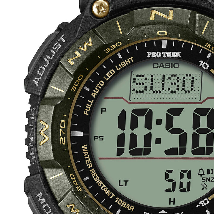 プロトレック 30周年記念モデル 木漏れ日 PRG-340ANS-3JR メンズ ソーラー デジタル ウレタンバンド グリーン