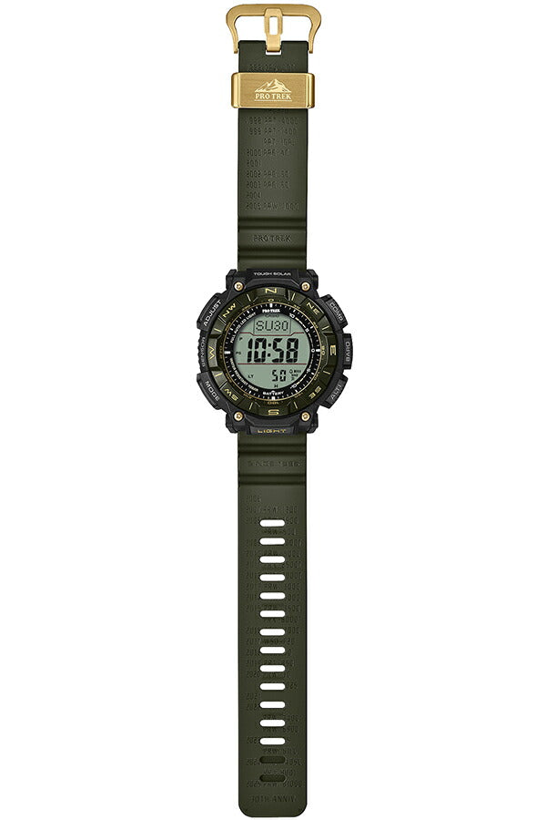 プロトレック 30周年記念モデル 木漏れ日 PRG-340ANS-3JR メンズ ソーラー デジタル ウレタンバンド グリーン