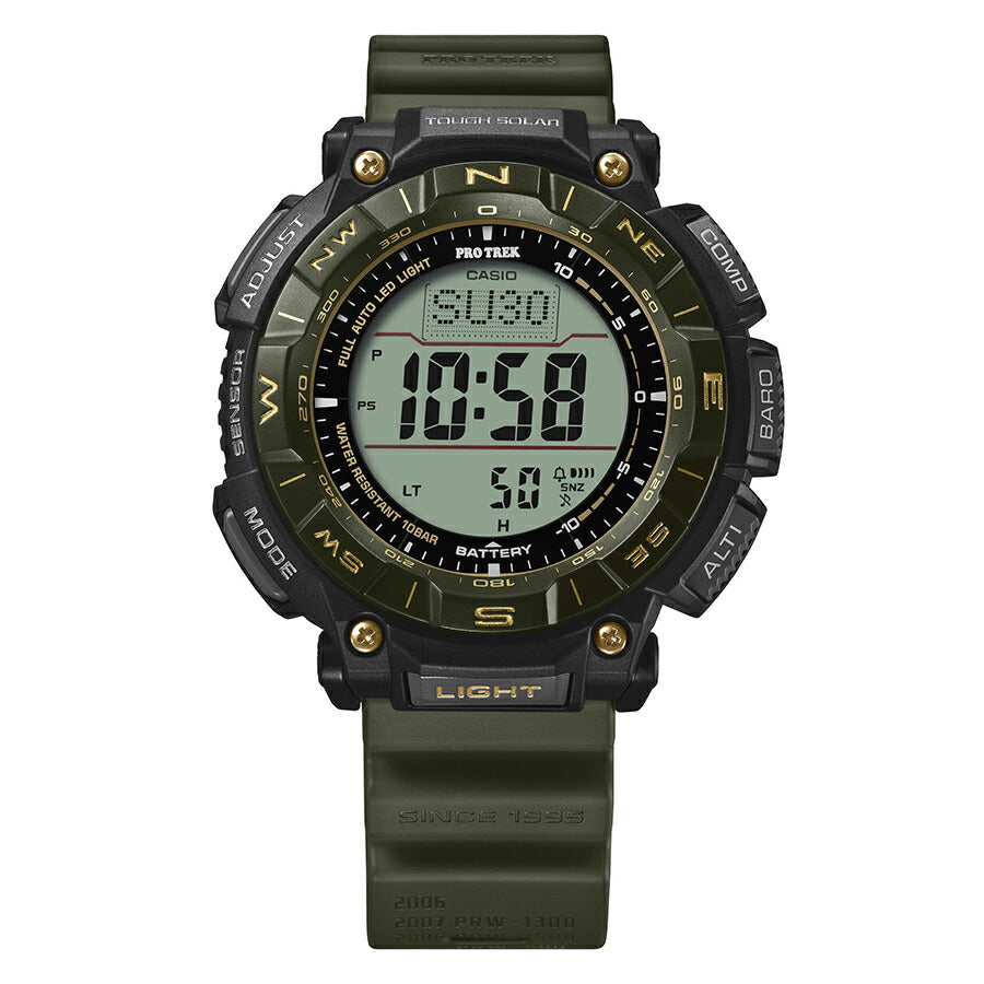 プロトレック 30周年記念モデル 木漏れ日 PRG-340ANS-3JR メンズ ソーラー デジタル ウレタンバンド グリーン
