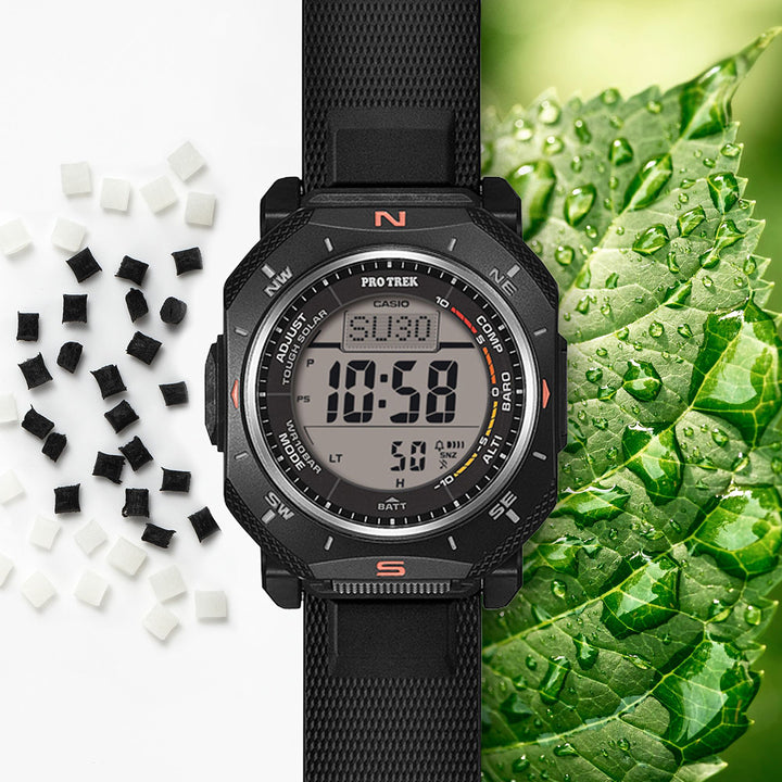 プロトレック クライマーライン PRG-69-1JF メンズ ソーラー デジタル ウレタンバンド ブラック