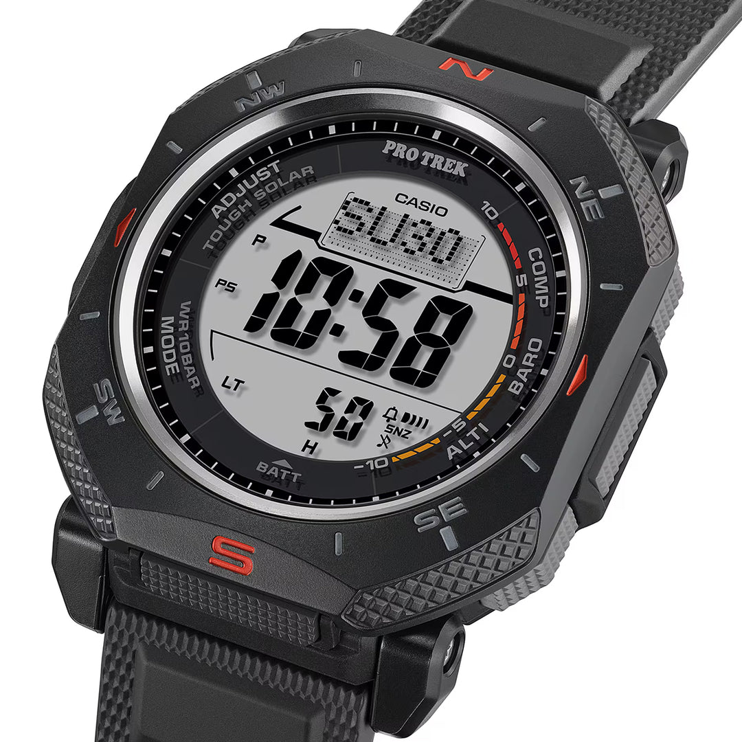 プロトレック クライマーライン PRG-69-1JF メンズ ソーラー デジタル ウレタンバンド ブラック
