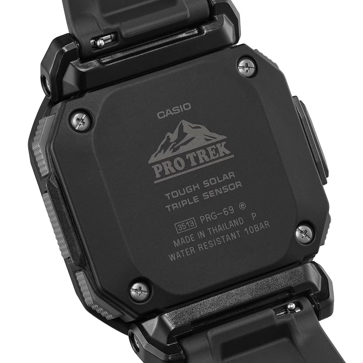 プロトレック クライマーライン PRG-69-4JF メンズ ソーラー デジタル ウレタンバンド オレンジ