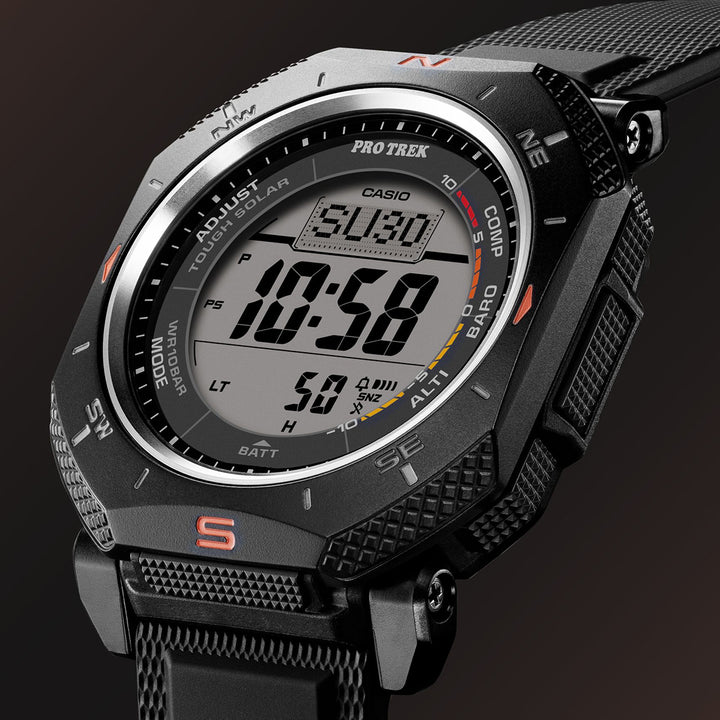 プロトレック クライマーライン PRG-69-1JF メンズ ソーラー デジタル ウレタンバンド ブラック