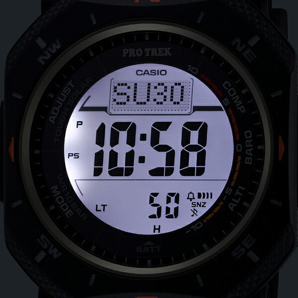 プロトレック クライマーライン PRG-69-1JF メンズ ソーラー デジタル ウレタンバンド ブラック