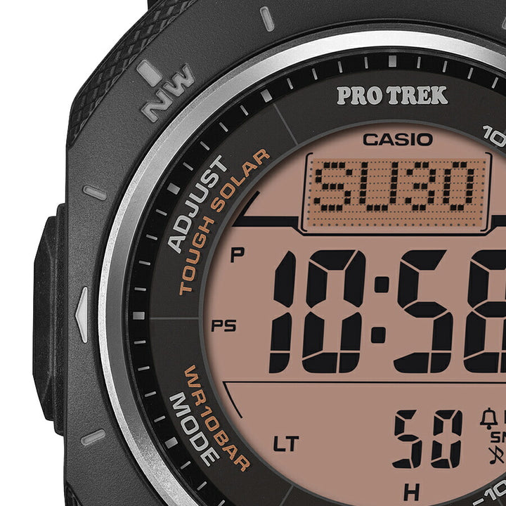 プロトレック クライマーライン PRG-69-4JF メンズ ソーラー デジタル ウレタンバンド オレンジ