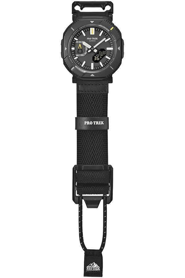 プロトレック ハイカーライン ブラック PRJ-B001B-1JF メンズ ソーラー Bluetooth アナデジ バンジーコードバンド