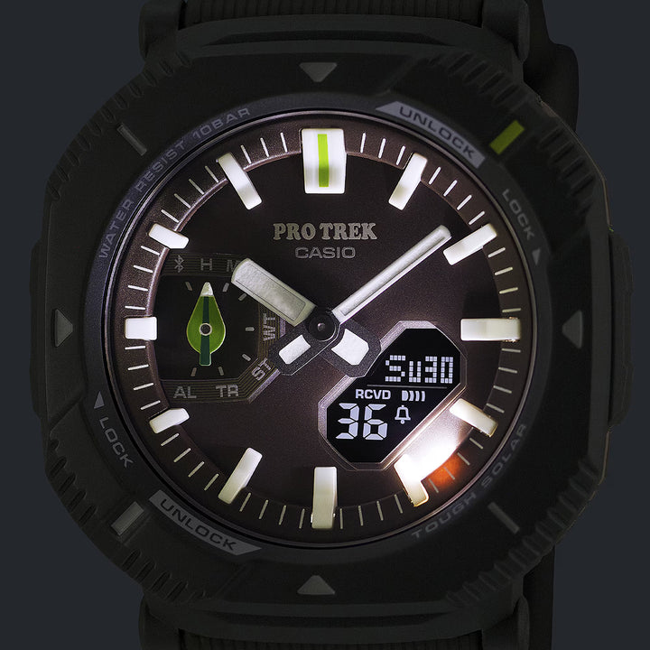 プロトレック 日本自然保護協会 かえるのピクルス コラボレーションモデル PRJ-B001NJ-3JR メンズ ソーラー Bluetooth アナデジ 樹脂バンド