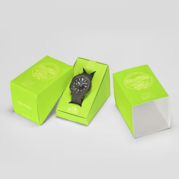 プロトレック 日本自然保護協会 かえるのピクルス コラボレーションモデル PRJ-B001NJ-3JR メンズ ソーラー Bluetooth アナデジ 樹脂バンド