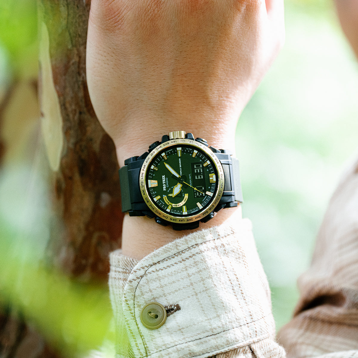 11月8日発売》プロトレック 30周年記念モデル 木漏れ日 PRW-61ANS-3JR