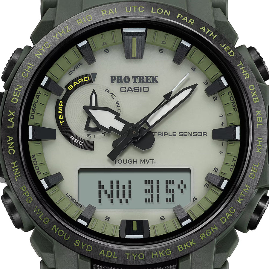 時計 PROTREC PTR-1 プロトレック クライマーライン PRW-61シリーズ 全面蓄光ダイヤル PRW