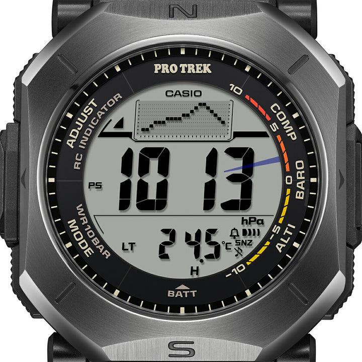 プロトレック クライマーライン PRW-69シリーズ PRW-69Y-1JF メンズ 電波ソーラー デジタル ラバーバンド
