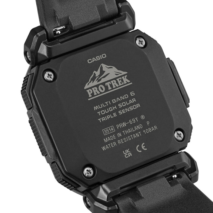 プロトレック クライマーライン PRW-69シリーズ PRW-69Y-1JF メンズ 電波ソーラー デジタル ラバーバンド