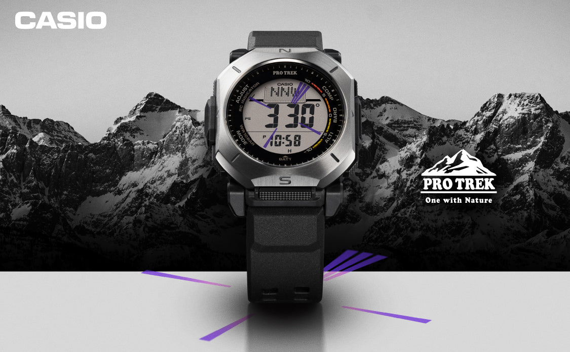 プロトレック クライマーライン PRW-69シリーズ PRW-69Y-1JF メンズ 電波ソーラー デジタル ラバーバンド