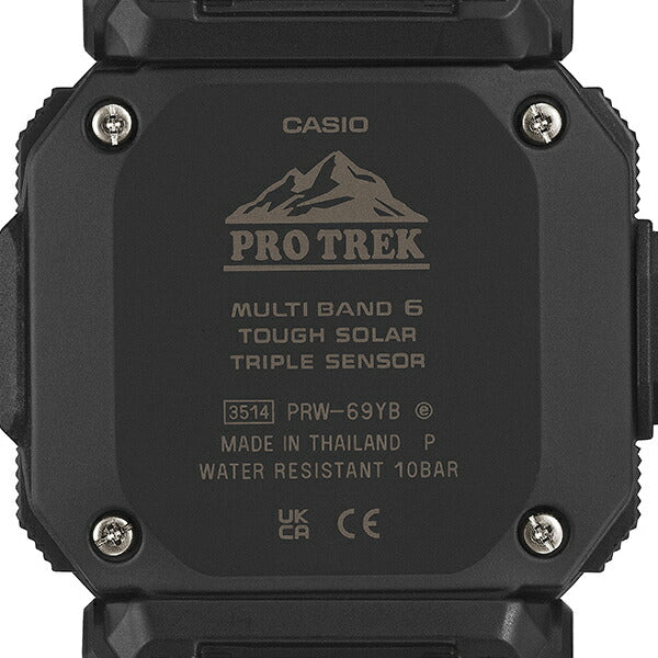 プロトレック クライマーライン PRW-69シリーズ PRW-69YB-3JF メンズ 電波ソーラー デジタル クロスバンド