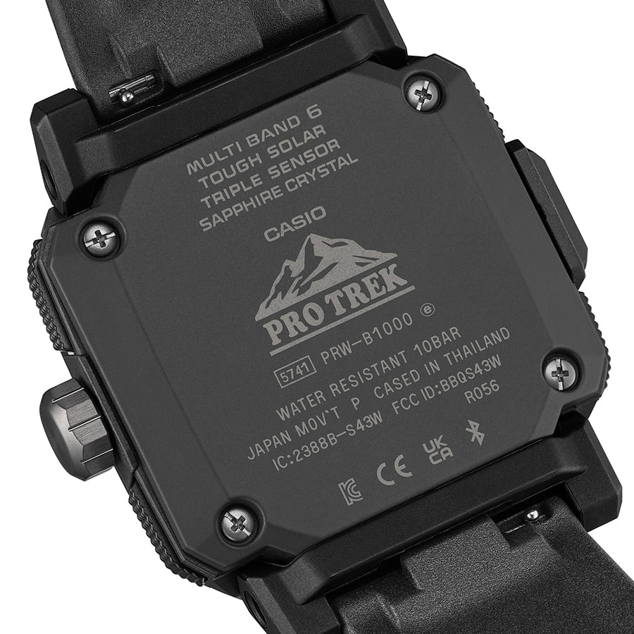 プロトレック クライマーライン ヨセミテ PRW-B1000-1JF メンズ 電波ソーラー Bluetooth アナデジ ウレタンバンド ブラック
