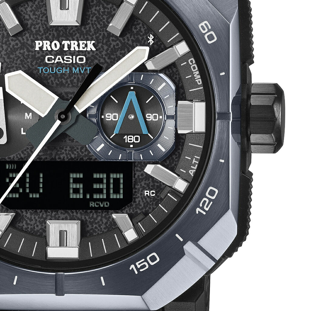 プロトレック クライマーライン ヨセミテ PRW-B1000B-2JF メンズ 電波ソーラー Bluetooth アナデジ クロスバンド ブルー